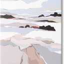 Stupell Industries Winter Mountain Abstract Landscape Canvas Wall Art, Design by Nikita Jariwala (24L" x 1.5W")