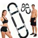 Twister Arm Trainer - Adjustable 60-100lbs Resistance Arm & Chest Workout Equipment for Home Gym Fitness , Arm Strengthener for Men, Power Twister Bar for Biceps, Forearm & Shoulder Training