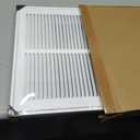 Return Air Grille 14x14,Air Return Vent Cover for Ceiling and Wall,Steel HVAC A/C Vent Cover Grill Fits Duct Opening 14"W x 14"H,Holds 1" Thick AC Filter
