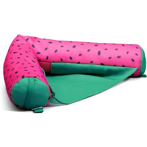 Big Joe Noodle Sling, No Inflation Needed, Pool Float with Armrests, Quick Draining Fabric, Cup Holder (Summer Melon) Big Joe Noodle Sling, No Inflation Needed, Pool Float with Armrests, Quick Draining Fabric, Cup Holder (Summer Melon)