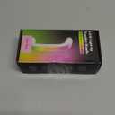 6 Colors LED Light-Up Tumbler Handle for Stanley 40oz/30oz, Comfortable Water Bottle Handle for Stanley Tumbler-Compatible with 40oz Stanley Cup Accessories, Use for Outdoor, Party, Home (Peony)