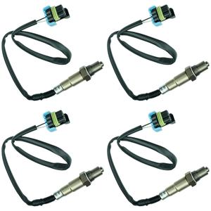 O2 Oxygen Sensor Compatible with Chevy, GMC, Cadillac, Buick & Saturn Models - Equinox, Impala, Traverse, Captiva Sport, Terrain, SRX, Allure, Lacrosse,4pcs Upstream and Downstream, (250-24649*4)