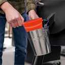 3PCS Pack Silicone Grease Drip Pan Bucket for Traeger Grill, Replacement Part, Temperature Resistant, Recycling, Multiple use (Orange+Black+Grey)