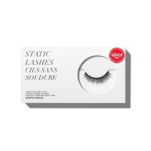 Static Nails Magnetic Eyelashes | Lash Less Is More (Black, Natural) | Comfortable Magnetic Lashes, Fake Eyelash Extension Kit, False Lashes | Reusable, No Glue Needed, 3D Natural Look Eyelashes