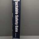 Retractable Safety Baby Gate or Mesh Dog Gate,Durable Portable Mesh Retractable Gate,Easy to Use for Stairs, Doorways, Hallways, Indoor, Outdoor, 33.5" Tall, Up to 45" Wide, Cream