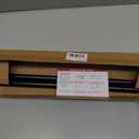 CorkLatta Black Curtain Rods for Windows 30 to 45 Inches with Brackets, Decorative 5/8 Inch Diameter Single Window Curtain Rod Set for Room Divider, Bedroom, Living room, Kitchen, Bathroom