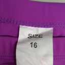 Micosuza Women's Swim Bottom High Waist Retro Basic Full Coverage Bikini Tankini Swimsuit Briefs (16, Purple)