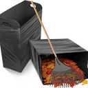 Touri 2 PCS Lawn Trash Bag Holder, Leaf Collector Holder Holds 30-42 Gallon Bags, Reuseable Garbage Frame for Camping, Yard Weeding, Lawn Party