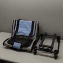 Pet Carrier with Wheels for Cat and Small Dogs: Expandable Airline Approved Rolling Cat Carrier - Cat Carrier Soft for Pets Under 25lbs Travel Plane Trip (Blue)