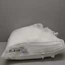 Premium Pillows Standard Size Set of 2, Fluffy and Supportive 7D Down Alternative Bed Pillow, Luxury Soft Hotel Quality Gusseted Pillow for Side Back Stomach Sleeper,Relief Neck Head and Shoulder Pain (White)