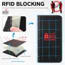 TUCCH Case Wallet for iPhone 14 6.1", [3 Card Holder] Slots [RFID Blocking] Stand Flip Folio PU Leather Cover, with [TPU Shockproof Interior Case] Compatible with iPhone 14 2022, Classic Black
