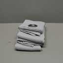 ChrisDowa Small Window Curtains 50 inches Long for Bedroom - Grommet Short Thermal Insulated Room Darkening Curtains for Kitchen (2 Panels, Greyish White, 29 x 50 Inch)