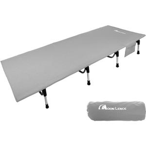 MOON LENCE Folding Camping Cot Outdoor Camping Bed Portable with Carry Bag Camp Cots for Adults for Hiking Backpacking Car Camping Outdoor Indoor Beach Use