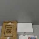 Nolia Baby Shower Blocks Decorating Game 48 White Wooden Cubes to Decorate, Storage Box, 12 Acrylic Markers & Instruction Sign