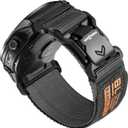 Bandletic Compatible with Garmin Fenix 6X Pro Band - 26mm Quick Fit Rugged Strap with Magnetic Fidlock V-Buckle for Fenix 8 51mm/7X/7X Pro/6X/5X/5X Plus/3 HR/Tactix/Enduro/Instinct 2X/Quatix 3 6X 7X