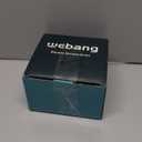 WEBANG 6 Inch Square Shower Drain Black Floor Drain with Flange Reversible 2-in-1 Cover Tile Insert Grate Removable SUS304 Stainless Steel CUPC Certified Matte Black