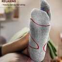 BULLIANT Men Running Socks 6Pairs-Ankle Athletic Socks Wicking Cushioned for Men Walking-Arch Compression Support, 13-15, 6pairs-black/Gray Heather3099