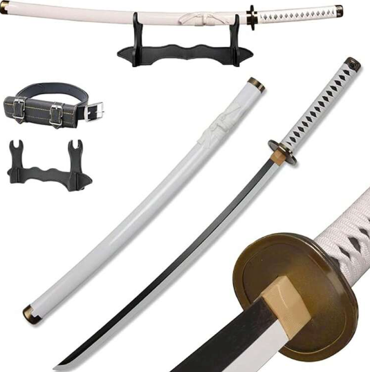 Forgemith Bamboo Anime Cosplay Swords:Kitetsu/Yama Enma/Trafalgar Law/Kozuki Oden/Edward Newgate,About 40.75/59 Inches,Anime Original Texture,For Role-Playing,Stage Performance And Gift