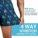 Kanu Surf Mens 5 Adventure Mens Swim Trunks  UPF 50+ Quick-Dry Bathing Suit Shorts with Pockets & Compression Liner (XXXL)