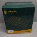 Calmbee Storage Bag Organizer, Foil and plastic Wrap Organizer with Cutter, Kitchen Organizers and Storage Compatible with Gallon, Quart, Sandwich, Snack Bags and 12" Aluminum Foil & Wax Paper, Grey