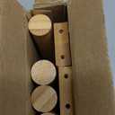 RETON Wood Plant Stand Indoor, Mid Century Modern Indoor Plant Stand, Wooden Plant Holder, Modern Bamboo Flower Pot Stand for Indoor, Outdoor, Garden, Yard, Office (9.9in, Medium)