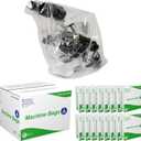 Dynarex Machine Bags - Clear Plastic Bags for Covering Tattoo Machines, Equipment Storage - Open Ended Sleeves - Bulk Box of 500, 16 Boxes Per Case, 8000 Total