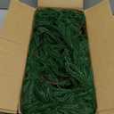 Hananona 2 Pcs 6 Ft Artificial Norfolk Pine Garlands, Real Touch Winter Pine Garland, Green Artificial Greenery Garland for Table, Mantle, Wall, Indoor, Outdoor Christmas Decorations (2, 6 FT)