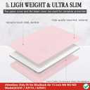 CISSOOK Baby Pink Case for MacBook Air 15 Inch 2023 2024 2025 2026 Release, Chalk Pink Hard Shell Cover Keyboard Cover Screen Protector for MacBook Air 15 M2 M3 M4 M5 Model A2941 A3114 A3241 A3448