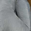 Momcozy Pregnancy Pillows for Sleeping, U Shaped Full Body Maternity Pillow with Removable Cover - Support for Back, Legs, Belly, HIPS for Pregnant Women, 57 Inch Pregnancy Pillow for Women, Grey