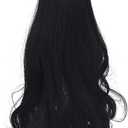 Zerodis 1/3 BJD Doll Hair, Wig Curly Hair Synthetic Fibre Girl Dolls Ball Jointed Dolls Soft Smoothly Silver Gray Naturally Curly for Doll Wigs