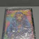 Cool Cute Animal Wall Decor,A Cool Chimpanzees Squatting In Front Of A Graffiti Wall For Bathroom Wall Decor For Bathroom Washroom Restroom Decor Rustic Humor Wall Poster (Black Framed) 12x16 Inch