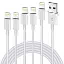 [Apple MFi Certified] Lightning Cable 5pack [3/3/6/6/10FT] Fast iPhone Charging Cord Compatible for iPhone 14/13 mini/13/12/11 Pro MAX/XR/XS/8/7/Plus/6S/SE/iPad