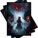 100 PCS TCG/MTG Card Sleeves, Matte Back Anti-Slip & Easy Shuffling Applicable to OCG CCG DTCG PTCG, 2.6 x 3.6 in Standard Size Cards (Demonic Holy Maiden)