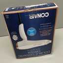 Conair Double Ceramic Hair Dryer with Diffuser | Blow Dryer with Ionic Conditioning | Includes Diffuser and Concentrator, White