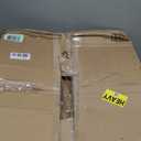 EROMMY Rattan Nightstand with 2 Storage Drawers, Boho End Table with Charging Station, Modern Night Stand with Gold-Finished Handles, Dresser for Bedroom, Study, Living Room, Walnut (1 Piece)