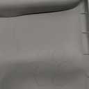 Dog Food Mat - Silicone Dog Mat for Food and Water - 36" x 24" Large Pet Feeding Mats with Residue Collection Pocket - Waterproof Dog Cat Bowl Mat with High Edges to Prevent Water Food Spills (Gray)