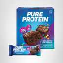 Pure Protein Galactic Brownie Bars - 12 Count Box | 20g High Protein, Gluten-Free, On-the-Go Snack | Ideal Pre & Post-Workout Fuel | Low Sugar, Great Taste! (EXP 08/25/26)
