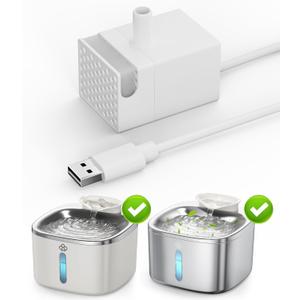 Replacement Pump for PW03 3.5L Stainless Steel Cat Water Dispenser (Fountain in Model PW03)