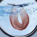 SPRFUFLY Super Soft Travel Pillow, 100% Memory Airplane Pillow with Sleep Mask and Ear Plugs, Breathable Removable Cover & Ergonomic Design - Essentials Neck Pillow for Airplane, Office & Home Use (Pink)