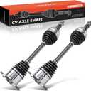 A-Premium Pair (2) Front CV Axle Shaft Assembly Compatible with Chevy Silverado 1500 07-20 Tahoe Suburban, GMC Sierra 1500 07-20 Yukon, Cadillac Escalade 07-20, 4x4 models, Driver and Passenger side