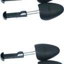 2 Pairs Plastic Shoe Trees for Women (Black)