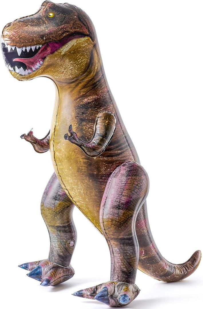 JOYIN T-Rex Dinosaur Inflatable, Tyrannosaurus Rex Inflatable Toy for Party Decorations, 30" Dinosaur Birthday Party Gift for Kids and Adults