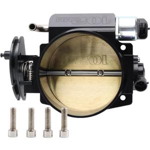102mm Throttle Body Assembly +TPS IAC Throttle Position Sensor Compatible with Chevy LSX LS LS1 LS2 LS7Black