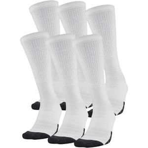 Under Armour Adult Performance Tech Crew Socks (3 and 6 Pack)