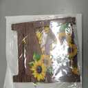 Geetery 4 Pcs Sunflower Home Wooden Wall Decor Rustic Farmhouse Letters, 3.94 inches x 5.12 inches