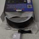 Smart Table Lamp with 4-in-1 Wireless Charger, Night Light, Bluetooth Speaker, Alarm Clock, App Control, Office, Bedroom, Home Decor (Black)