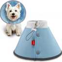 Agape Soft Dog Cone for Small Dogs & Cats, Comfy Dogs Recovery Collar After Surgery, Adjustable E Collar Alternative to Stop Licking, Protective Elizabethan Cones for Pup&Kitty, Comfortable Dog Cones