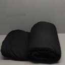 CozyLux Queen Comforter Set Black - Bed in a Bag Queen Size 7 Pieces, Luxury Soft Bed Set for All Seasons, Bedding Set with Down Alternative Comforter, Sheets, Pillowcases & Shams