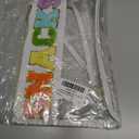 Larrel Clear Makeup Bag,Snack Bags,Snack Bags with Zipper for Travel Preppy Waterproof Makeup Bag Transparent Cosmetic Toiletry Pouch for Purse Accessories for Women Girls,(White)