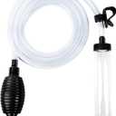 Aquarium Gravel Vacuum Cleaner, Fish Tank Water Changer, Hand Pump Siphon (4.3) (4.3FT--SSS "Upgraded Materials")
